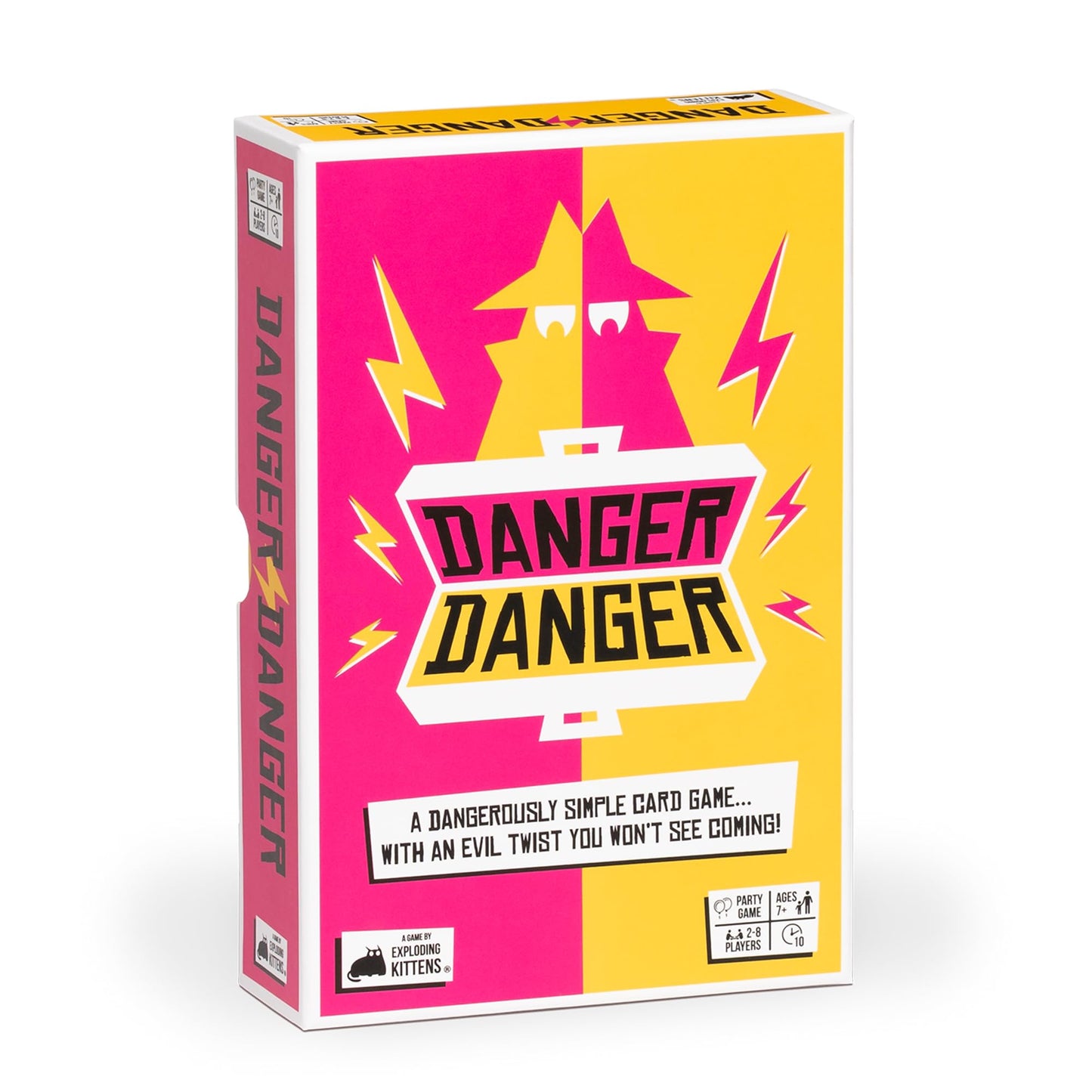 Exploding Kittens Danger Danger: Fast-Paced Team Card Game for 2-8 Players | Ages 7+ | 10-Minute Rounds
