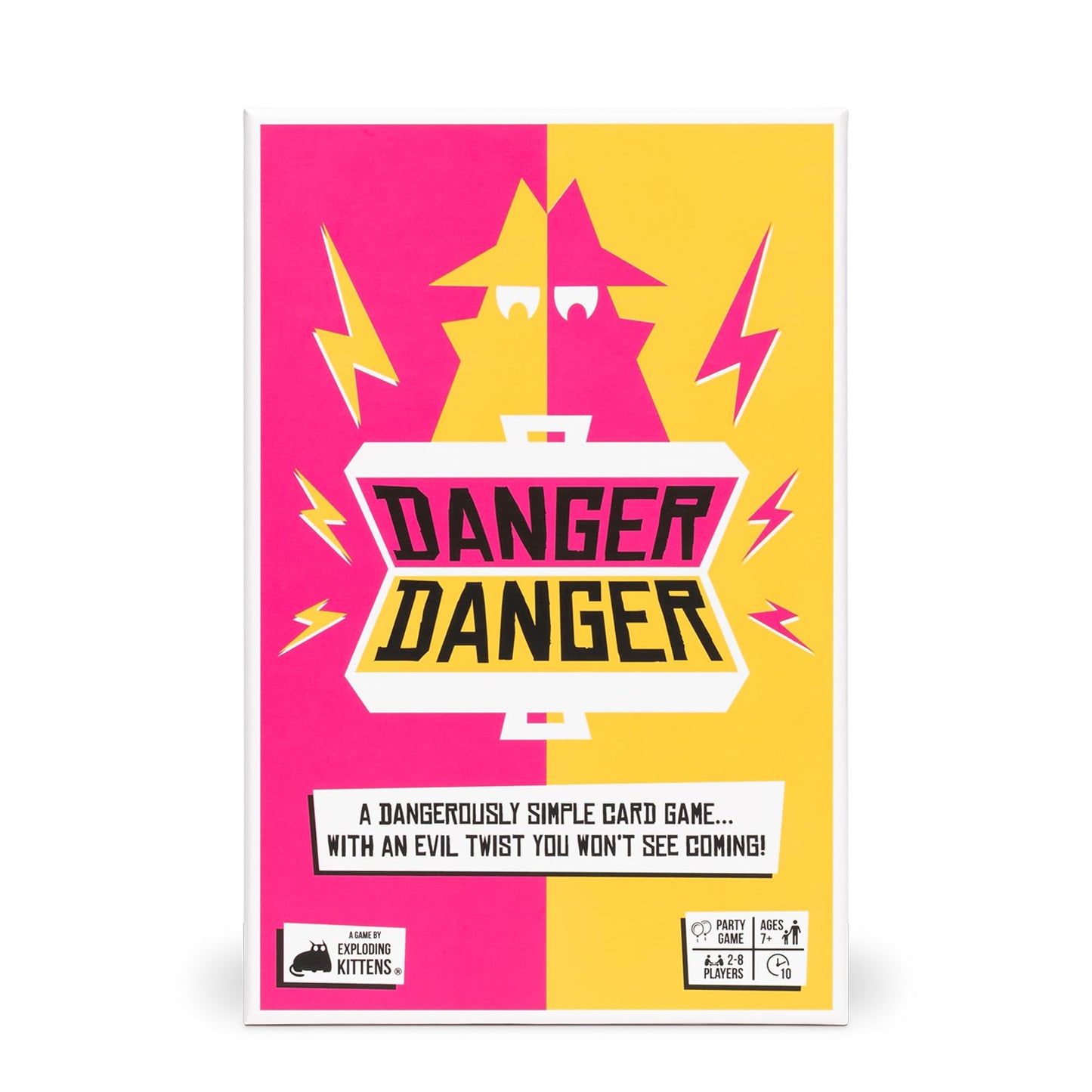 Exploding Kittens Danger Danger: Fast-Paced Team Card Game for 2-8 Players | Ages 7+ | 10-Minute Rounds