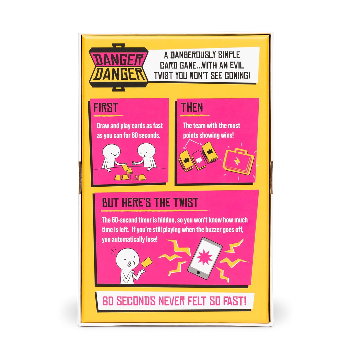 Exploding Kittens Danger Danger: Fast-Paced Team Card Game for 2-8 Players | Ages 7+ | 10-Minute Rounds