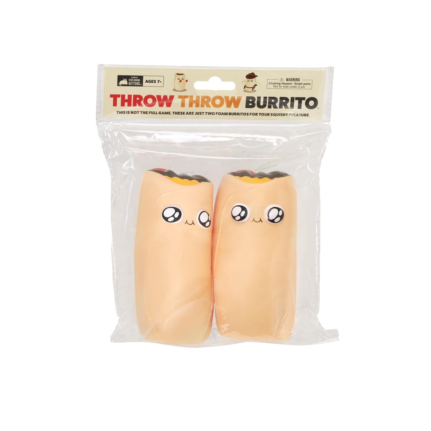 Exploding Kittens Double Burrito Replacement 2-Pack for Throw Throw Burrito (2–6 Players)