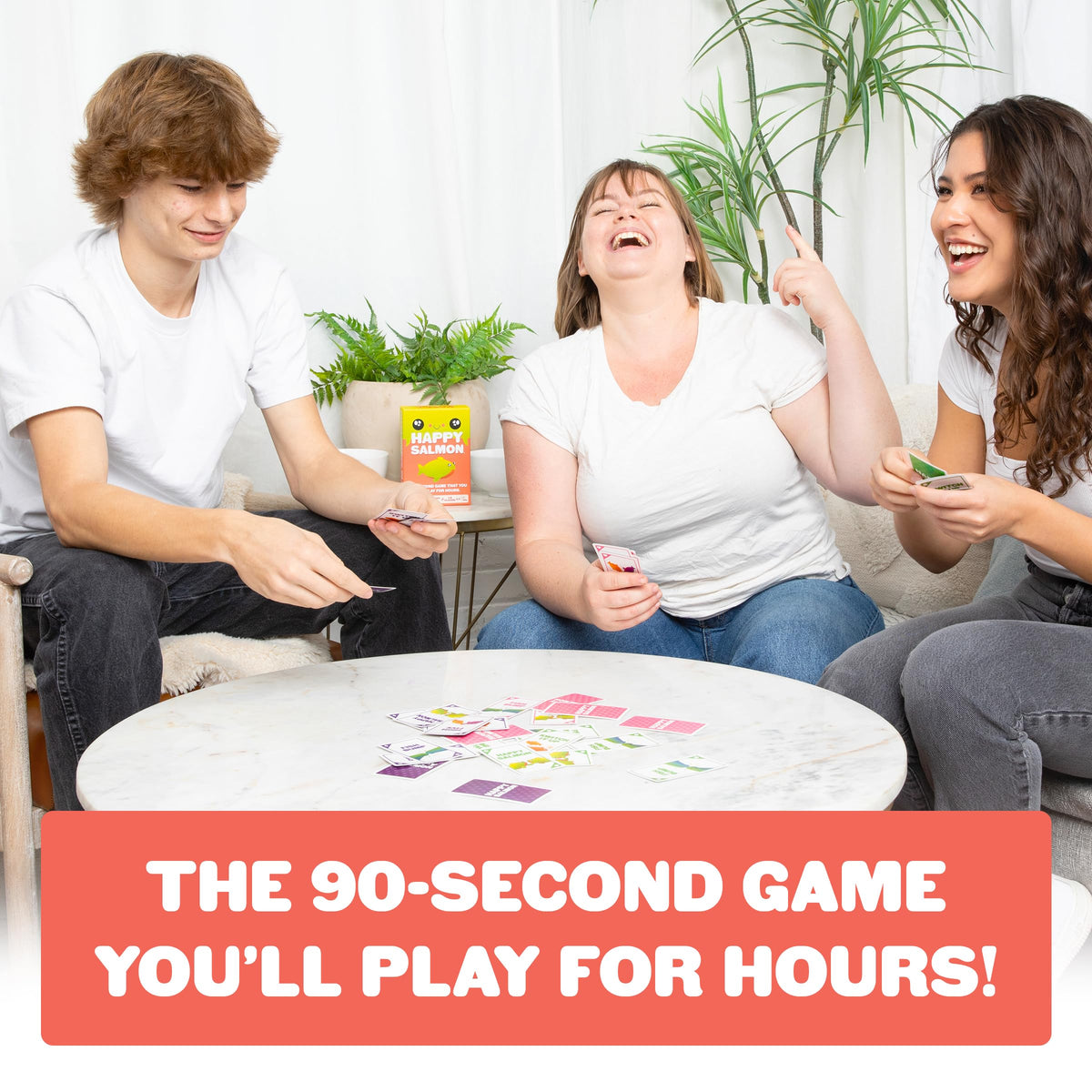 Exploding Kittens Happy Salmon – 3-8 Players, 90-Second Party Card Game