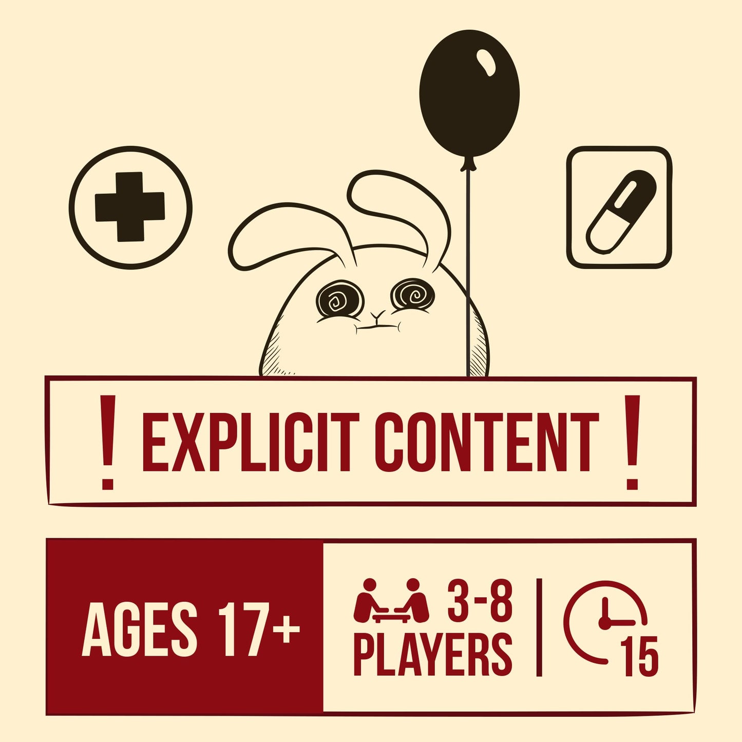 Horrible Therapist Extra Horrible Edition by Exploding Kittens — Fun Adult Card Game for 3-8 Players