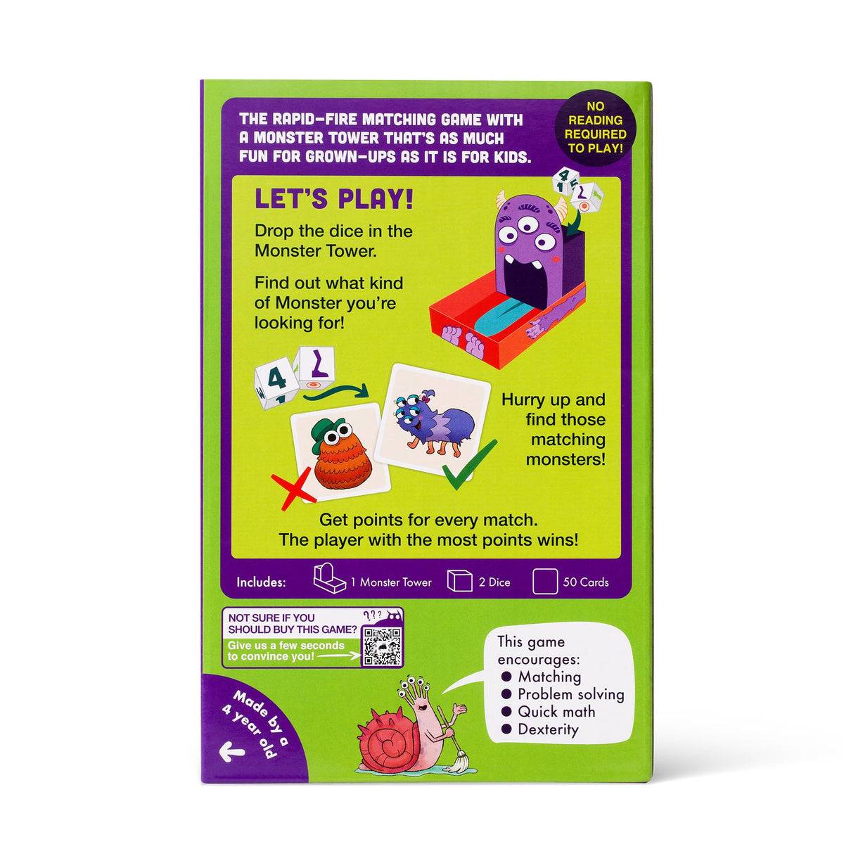 Exploding Kittens Monster Match – Family Dice Game for Kids 4+ (2-6 Players)