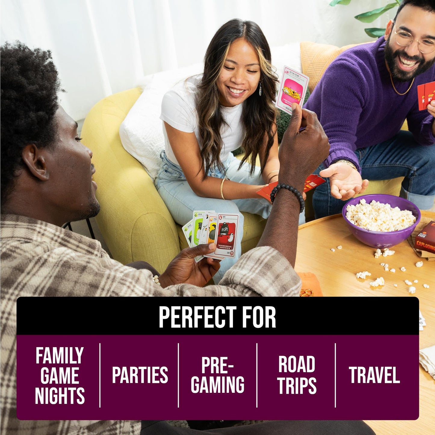 Exploding Kittens Party Pack – 2-10 Players, 15-Minute Card Game for All Ages