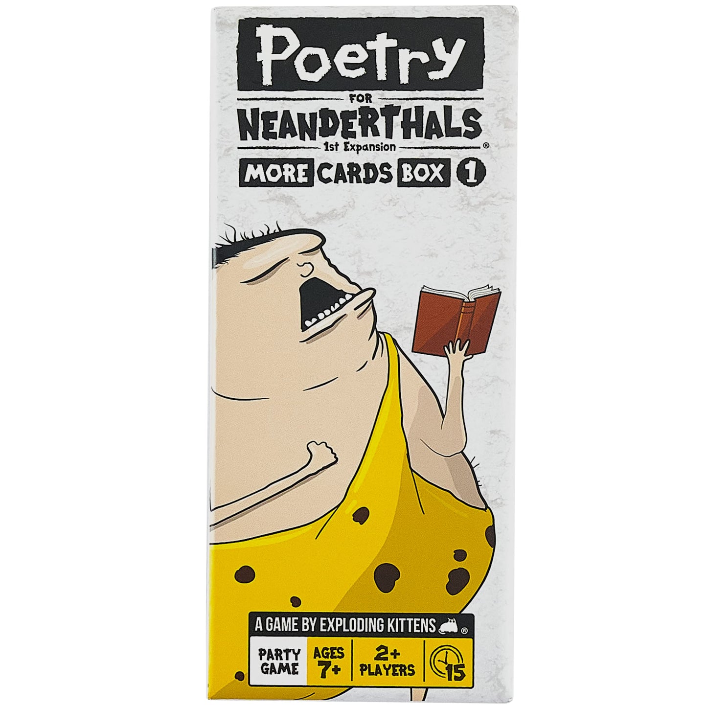 Exploding Kittens Poetry for Neanderthals Expansion Pack – 500 Cards, 2+ Players, 15 Minutes | Ages 7+