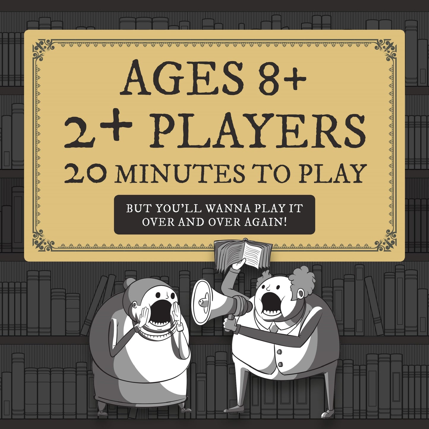 Exploding Kittens Really Loud Librarians — Fast Word-Shouting Party Game for 2+ Players (Ages 8+) | 20 Minutes