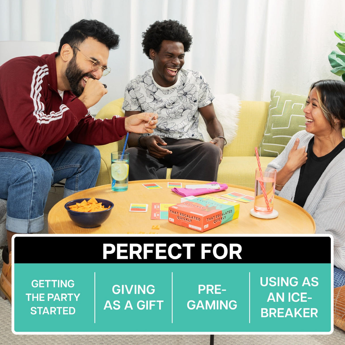 That Escalated Quickly by Exploding Kittens | Cooperative Card Game for 2-8 Players (Ages 10+)