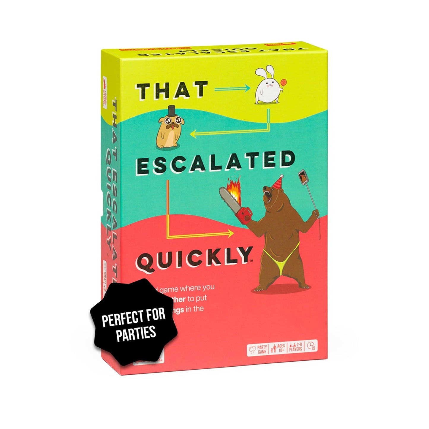 That Escalated Quickly by Exploding Kittens | Cooperative Card Game for 2-8 Players (Ages 10+)