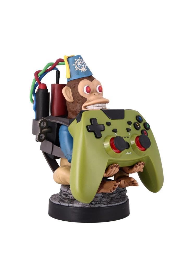 Exquisite Gaming: Monkeybomb Cable Guy – Phone & Controller Holder | Officially Licensed COD Figure