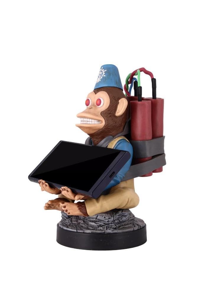 Exquisite Gaming: Monkeybomb Cable Guy – Phone & Controller Holder | Officially Licensed COD Figure