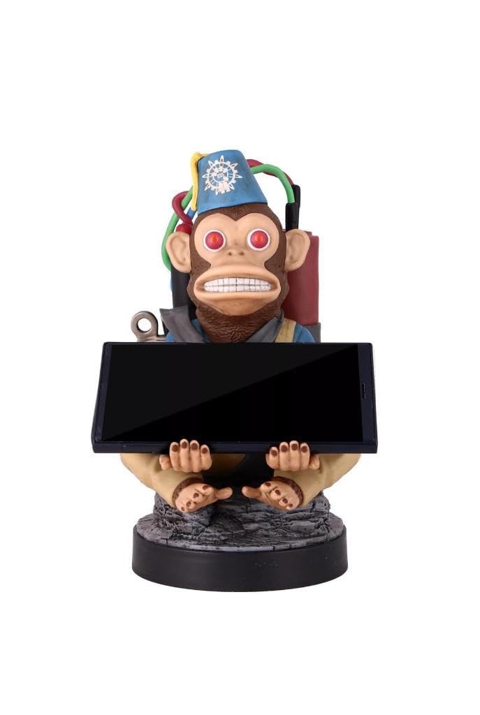 Exquisite Gaming: Monkeybomb Cable Guy – Phone & Controller Holder | Officially Licensed COD Figure