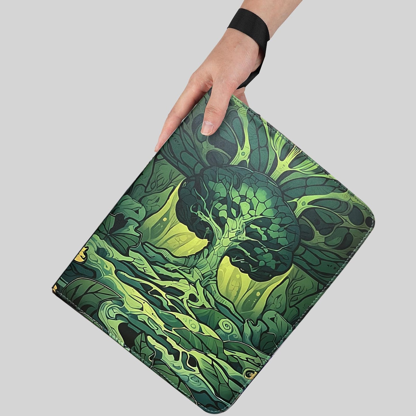 EYEGLEAM Card Binder – 720-Card, 9-Pocket Album for MTG/TCG (Green)