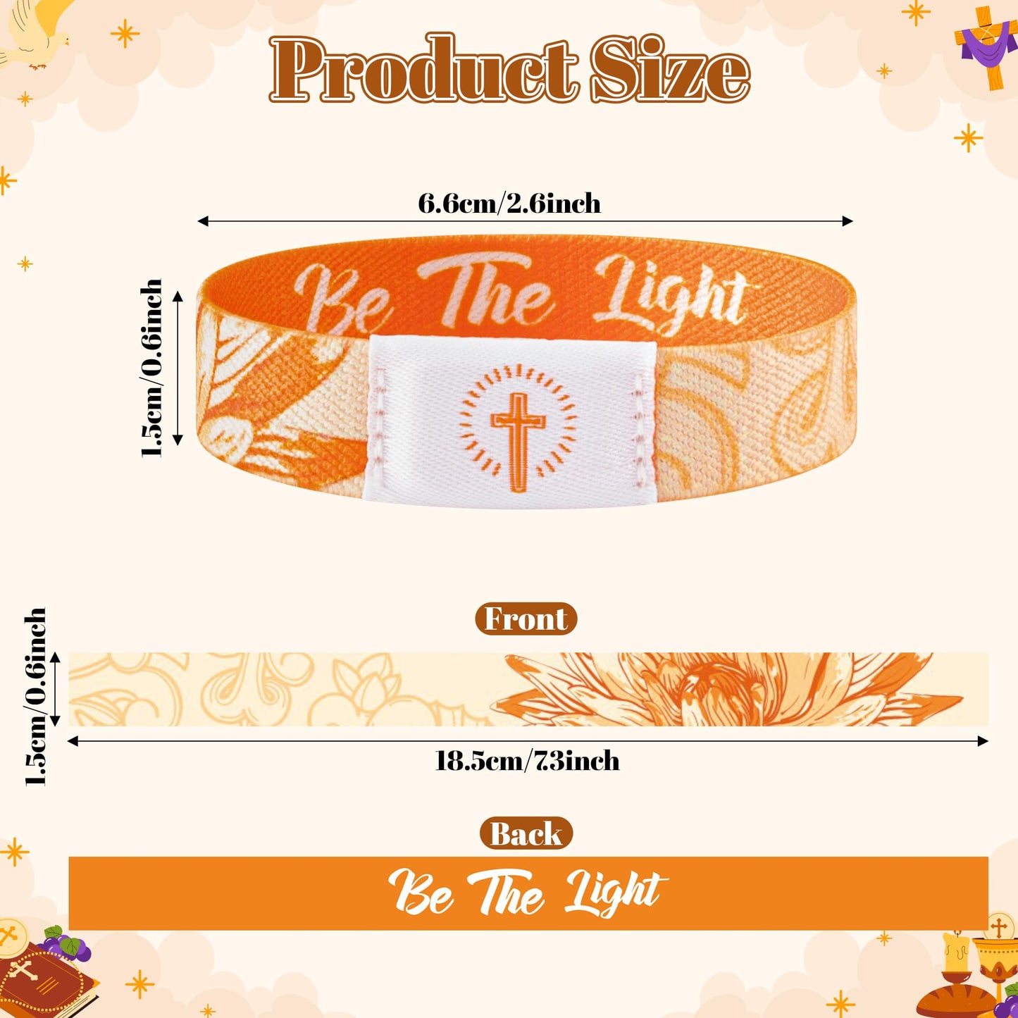 EYxsaxenk NFC Bible Verse Bracelet Set – 16 Colorful Christian Bracelets with NFC Access