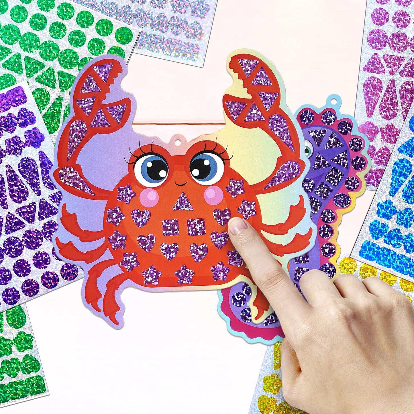 EZKITS4KIDZ DIY Mirror Mosaic Mermaid & Ocean Theme Art Set for Kids | Age 3+