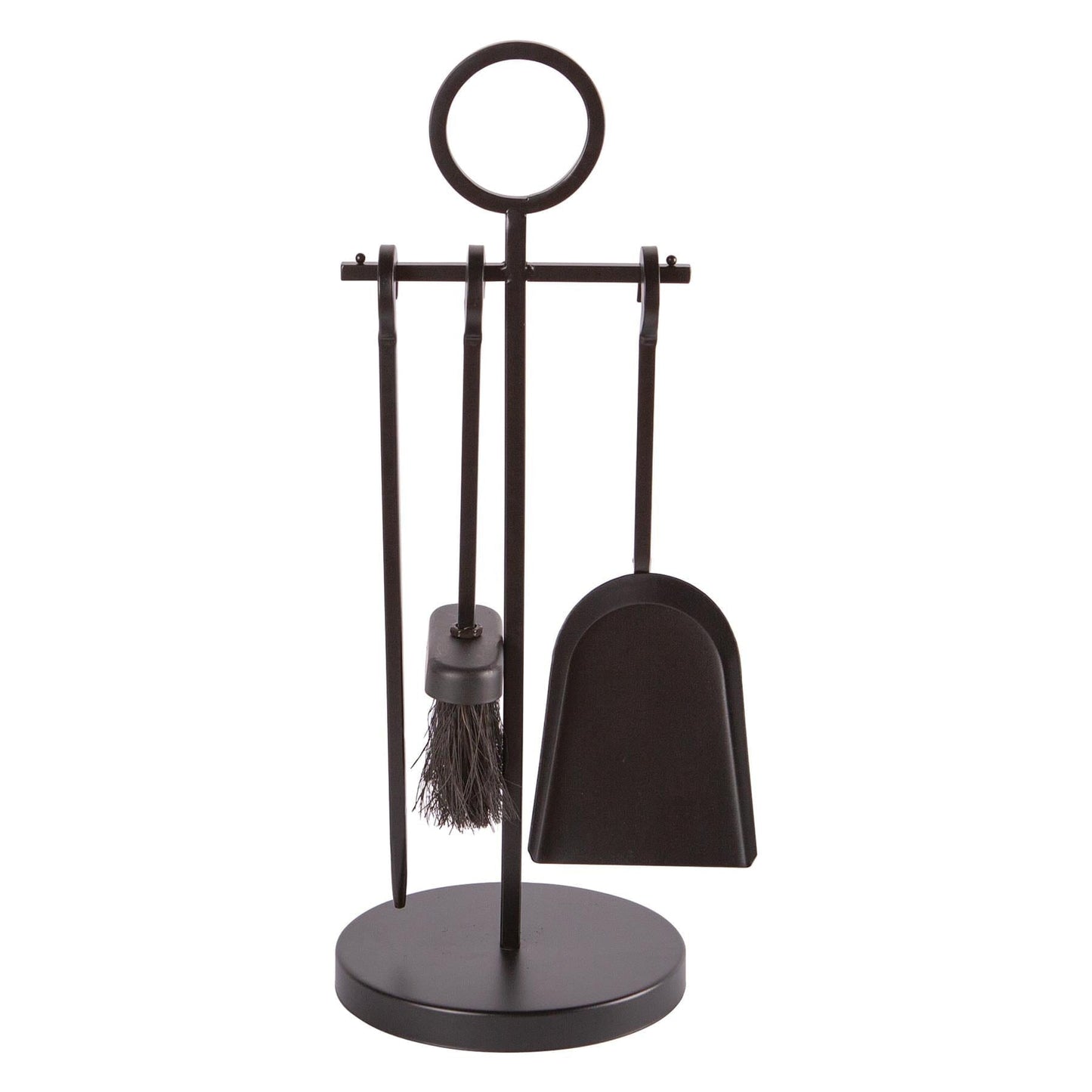 4pc Black 'Midhurst' Fireside Companion Set
