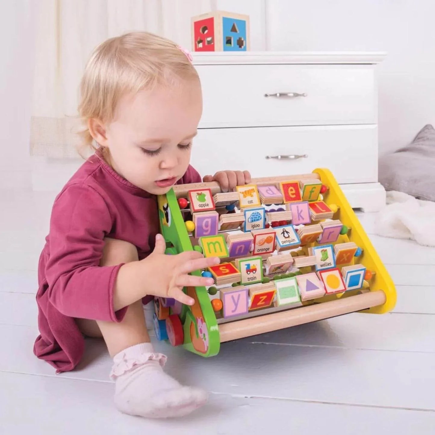 Bigjigs Toys Triangular Activity Centre