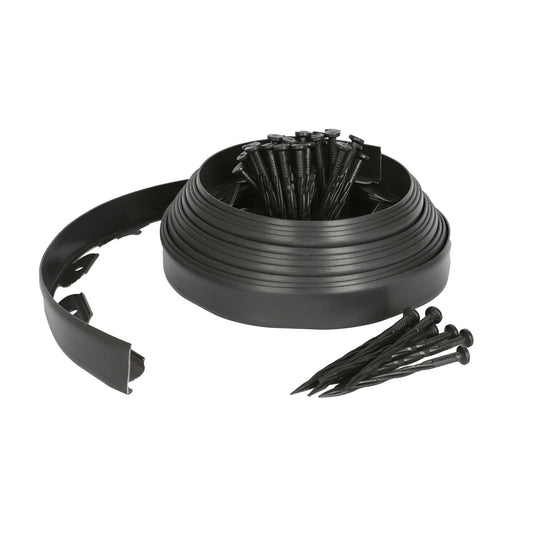 Flexible Plastic Lawn & Path Edging