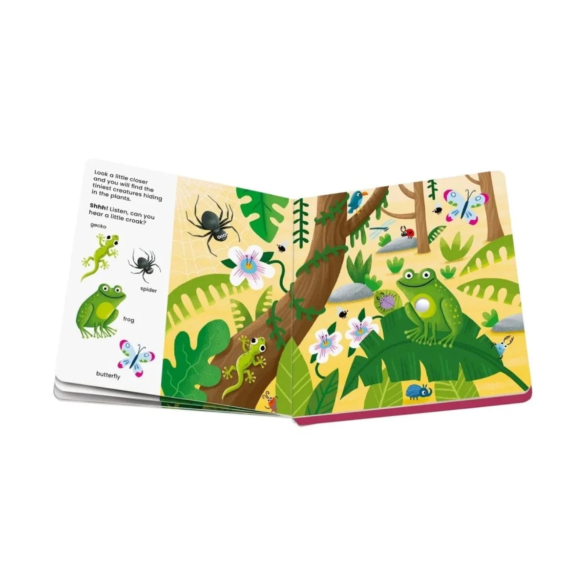 Play+ Shh... Who's there? Jungle Animals Book with Sounds