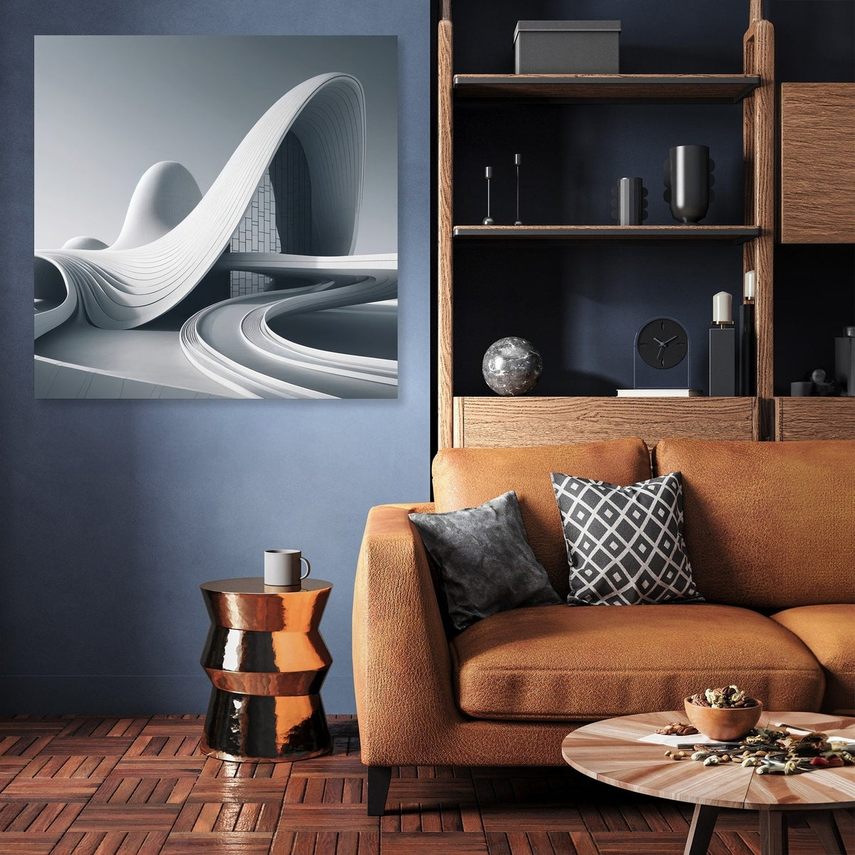Sculptural Flow Canvas