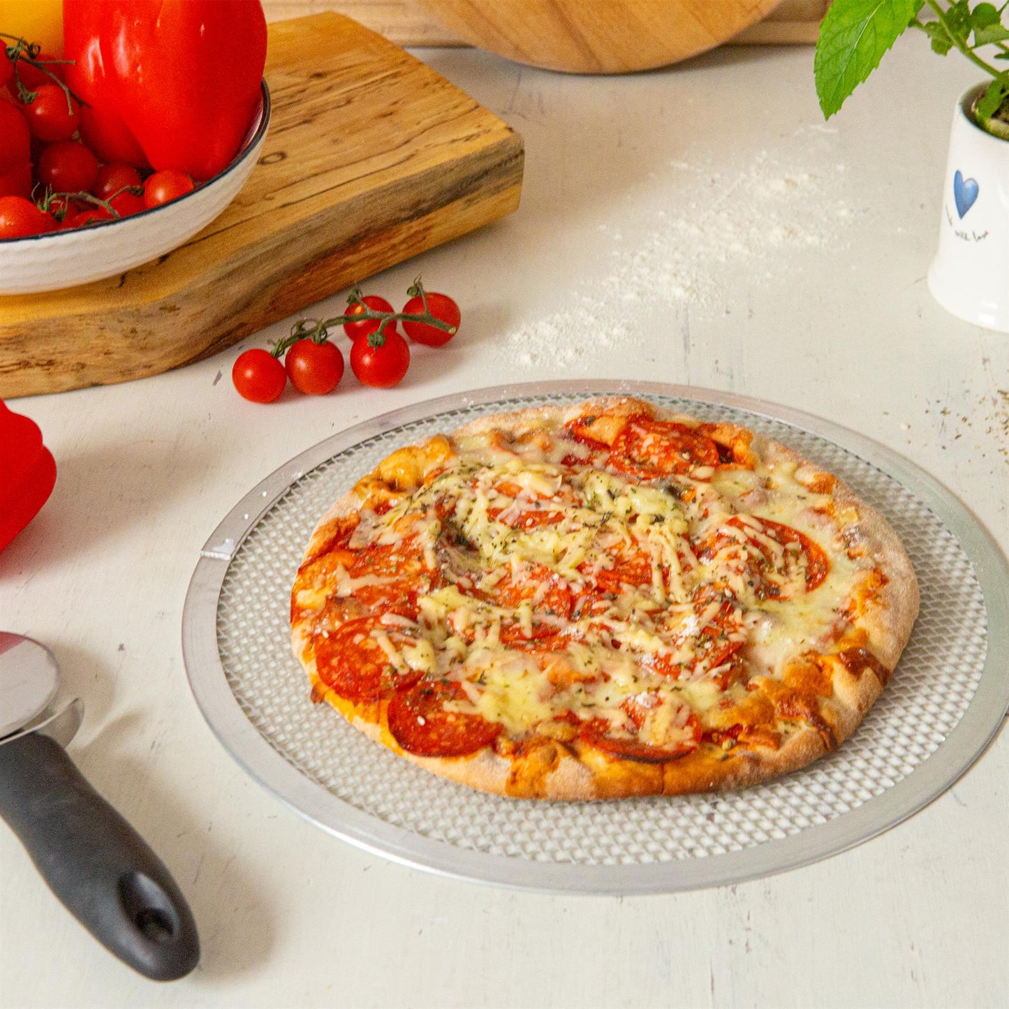 10" Aluminium Pizza Screen