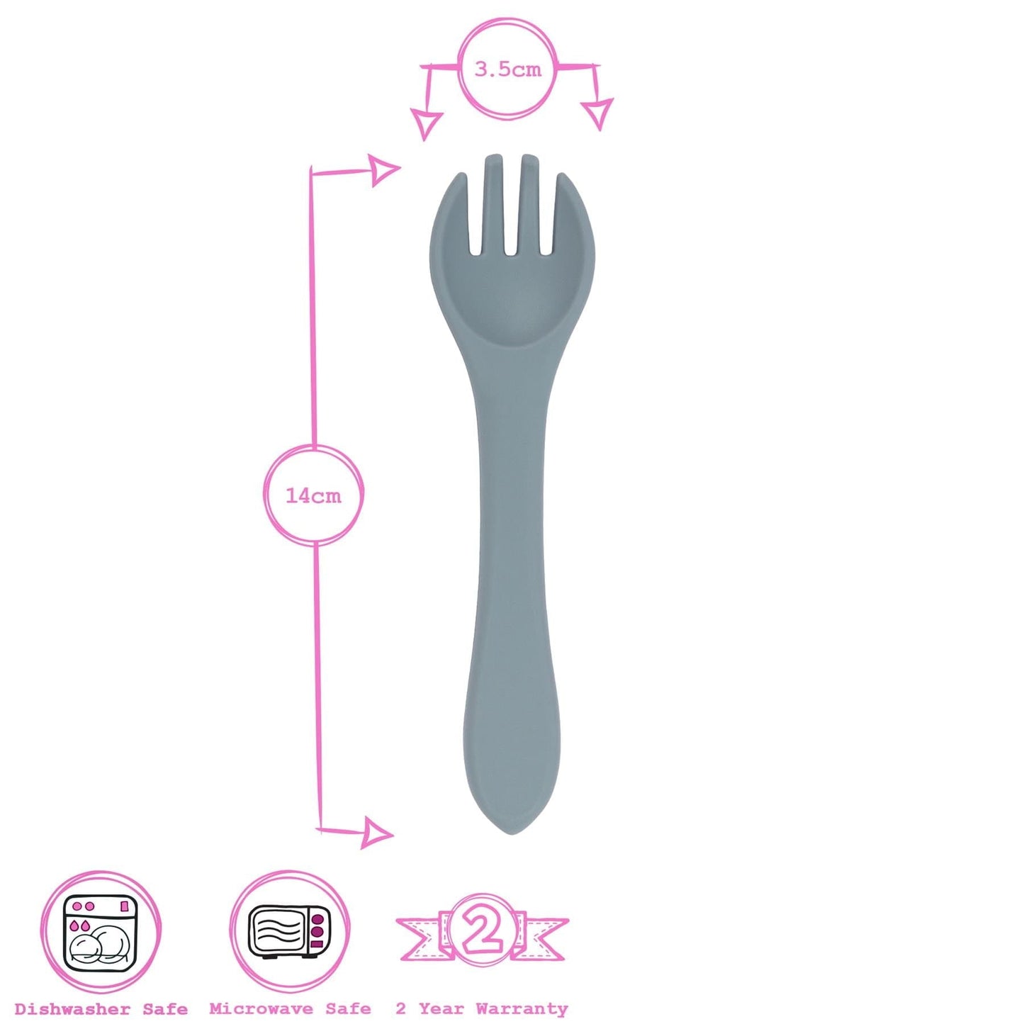 Silicone Baby Weaning Fork