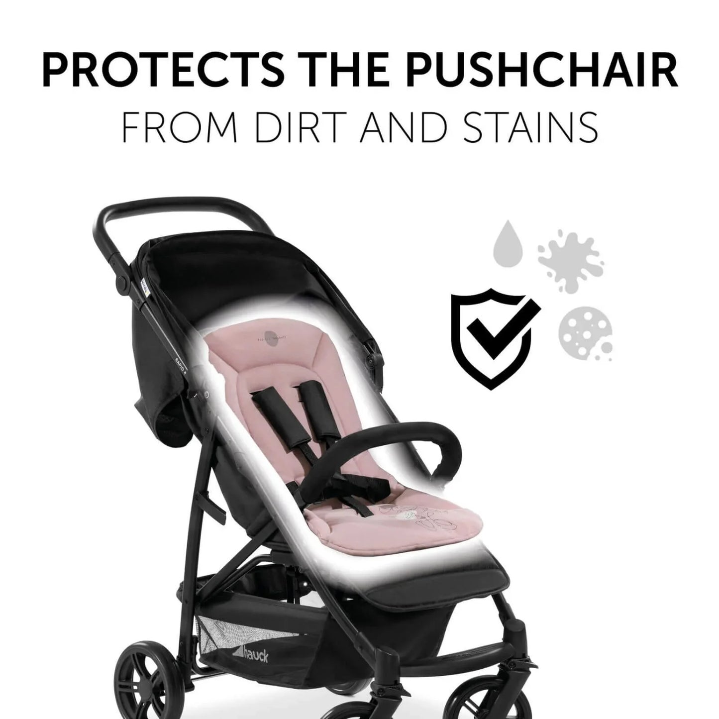 Hauck Disney Pushchair Seat Liner - Minnie Mouse Rose
