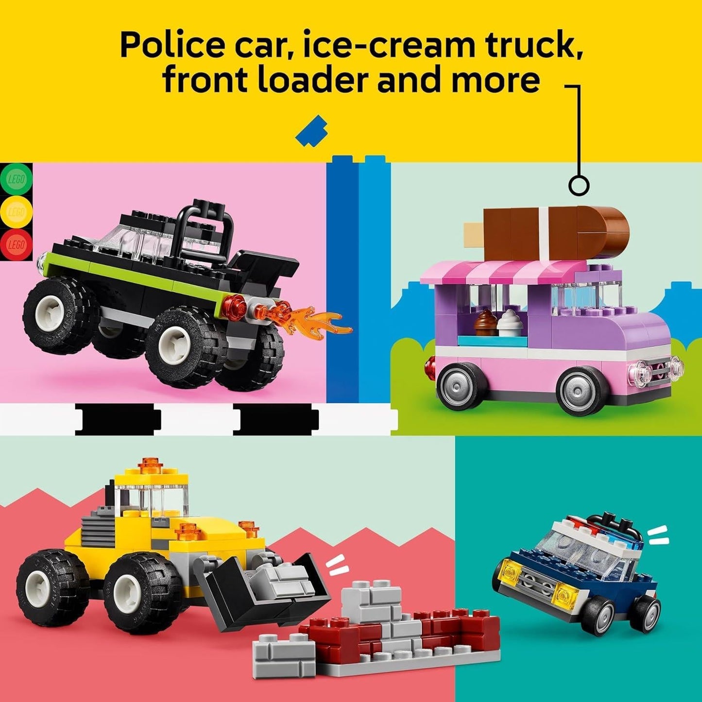 Lego Classic 11036 Creative Vehicles Building Toy for Ages 4 and Up