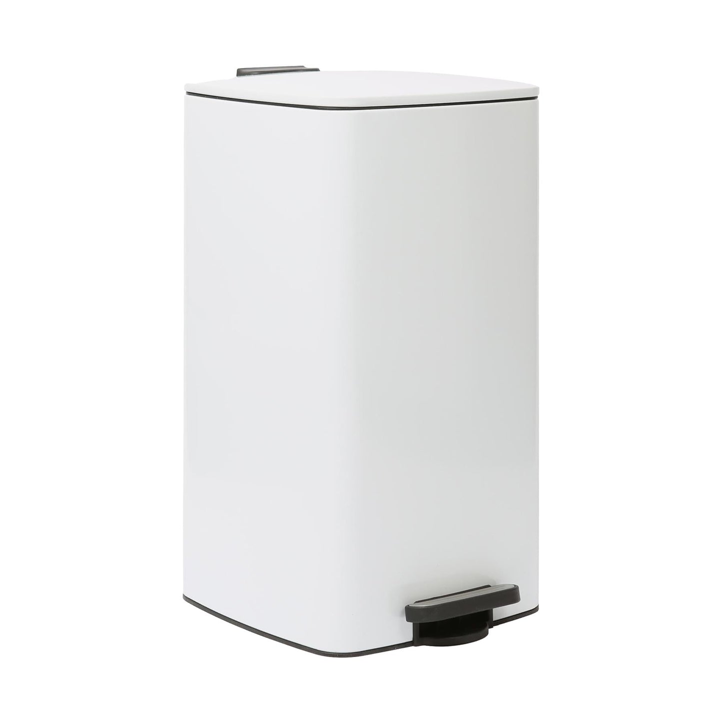 30L Square Stainless Steel Kitchen Pedal Bin
