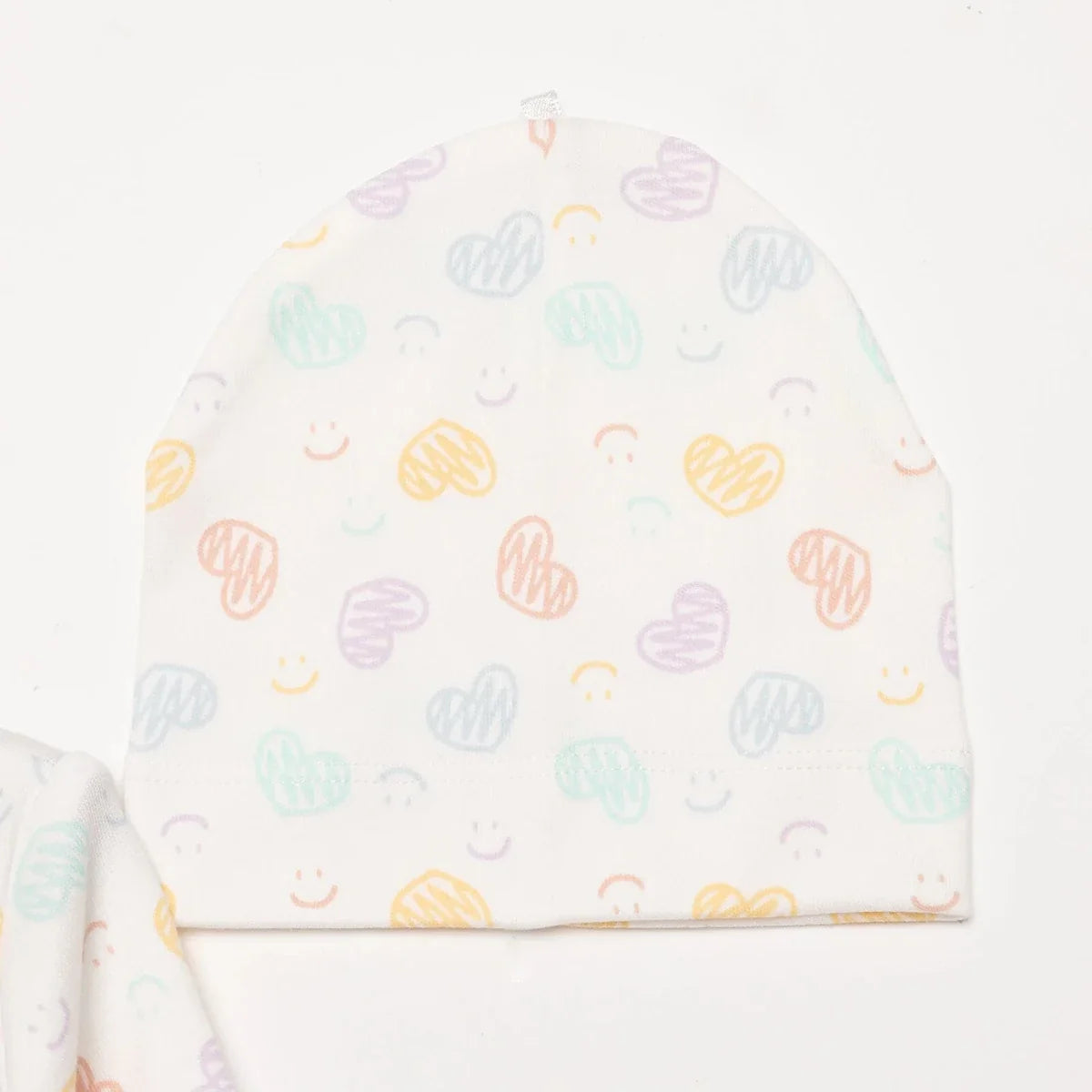 HelloBaby Girl Wrapover Top-Hat-Footed Bottom - Ecru