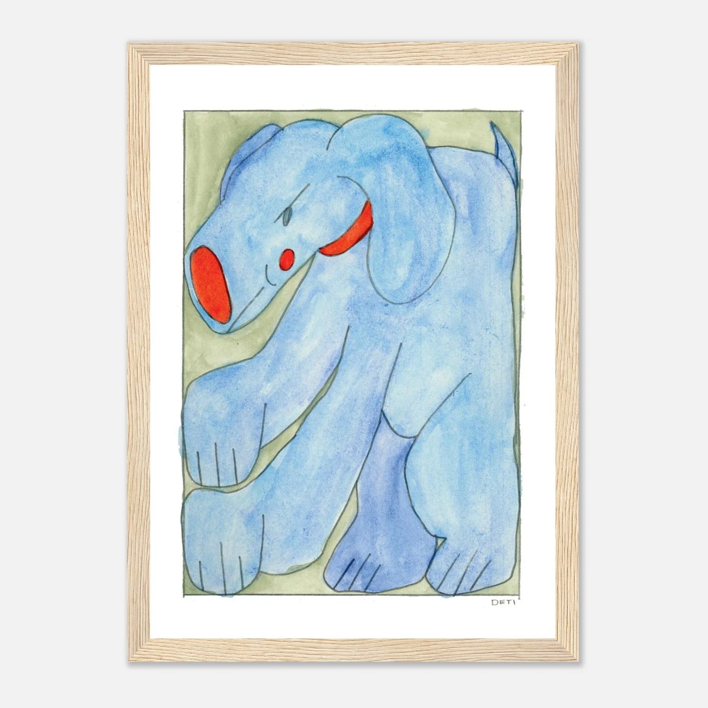 Hayley Deti - 'Boog 2 (Mischief)' Framed Print