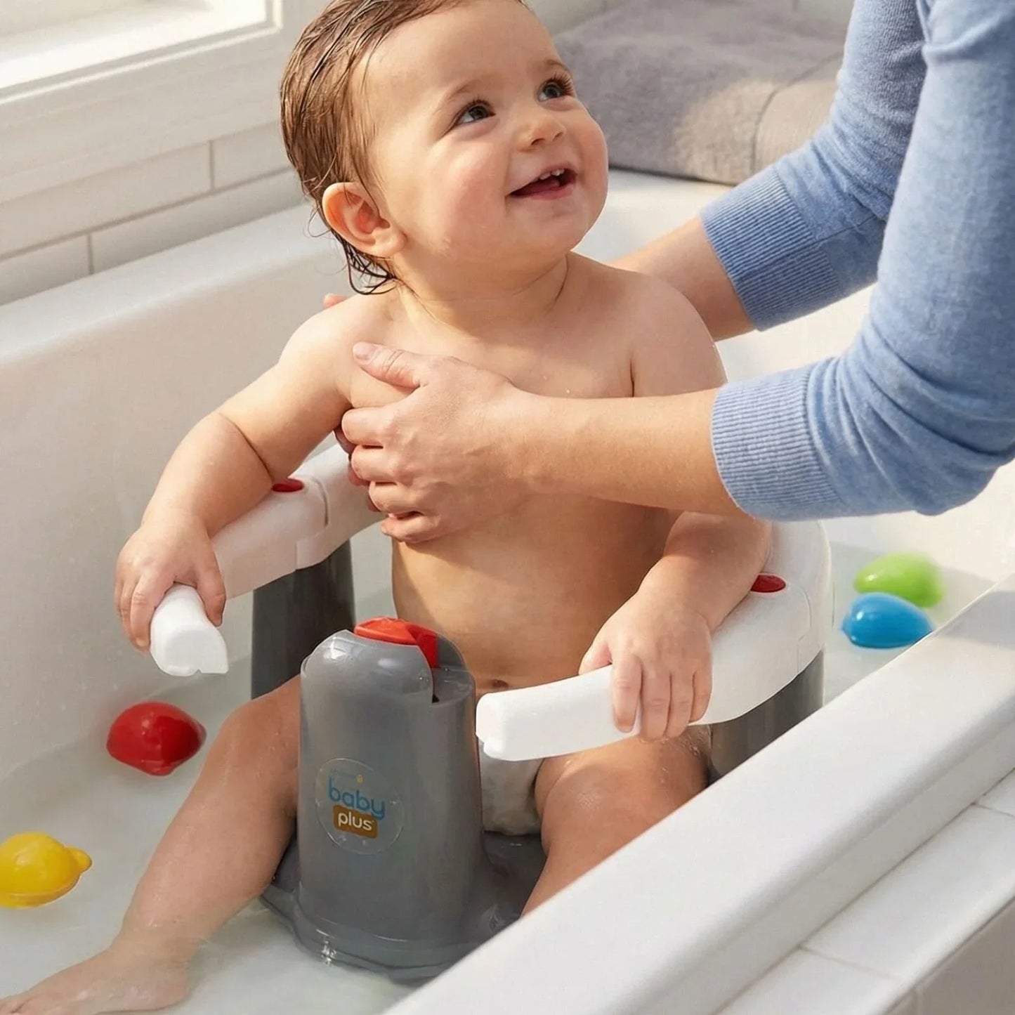 baby plus Bath Seat with Bath Toy