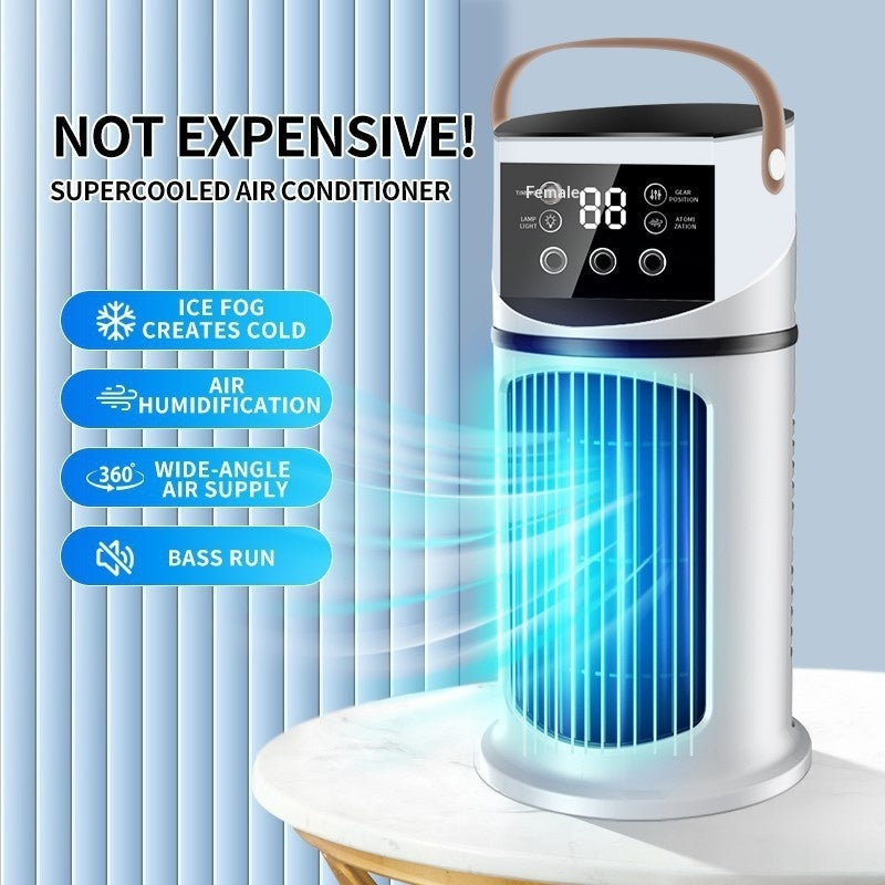 Portable Air Conditioner USB Mini Air Conditioner Air Cooler Fan Water Cooling Fan Air Conditioning Air Cooler For Home Office