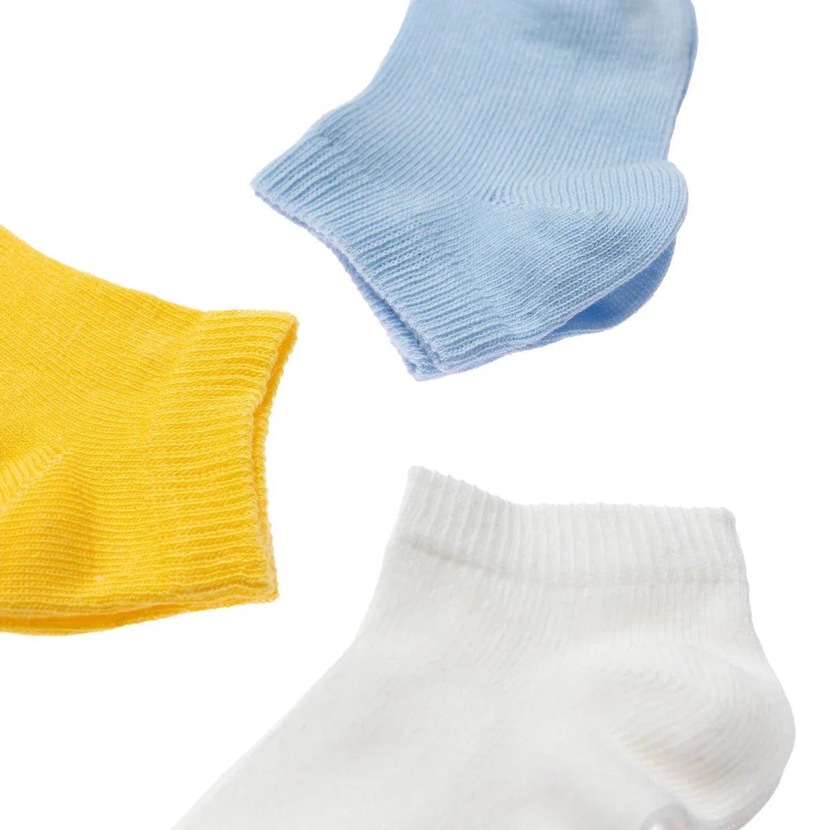 HelloBaby Boy Ankle Socks 3 Pack - Blue