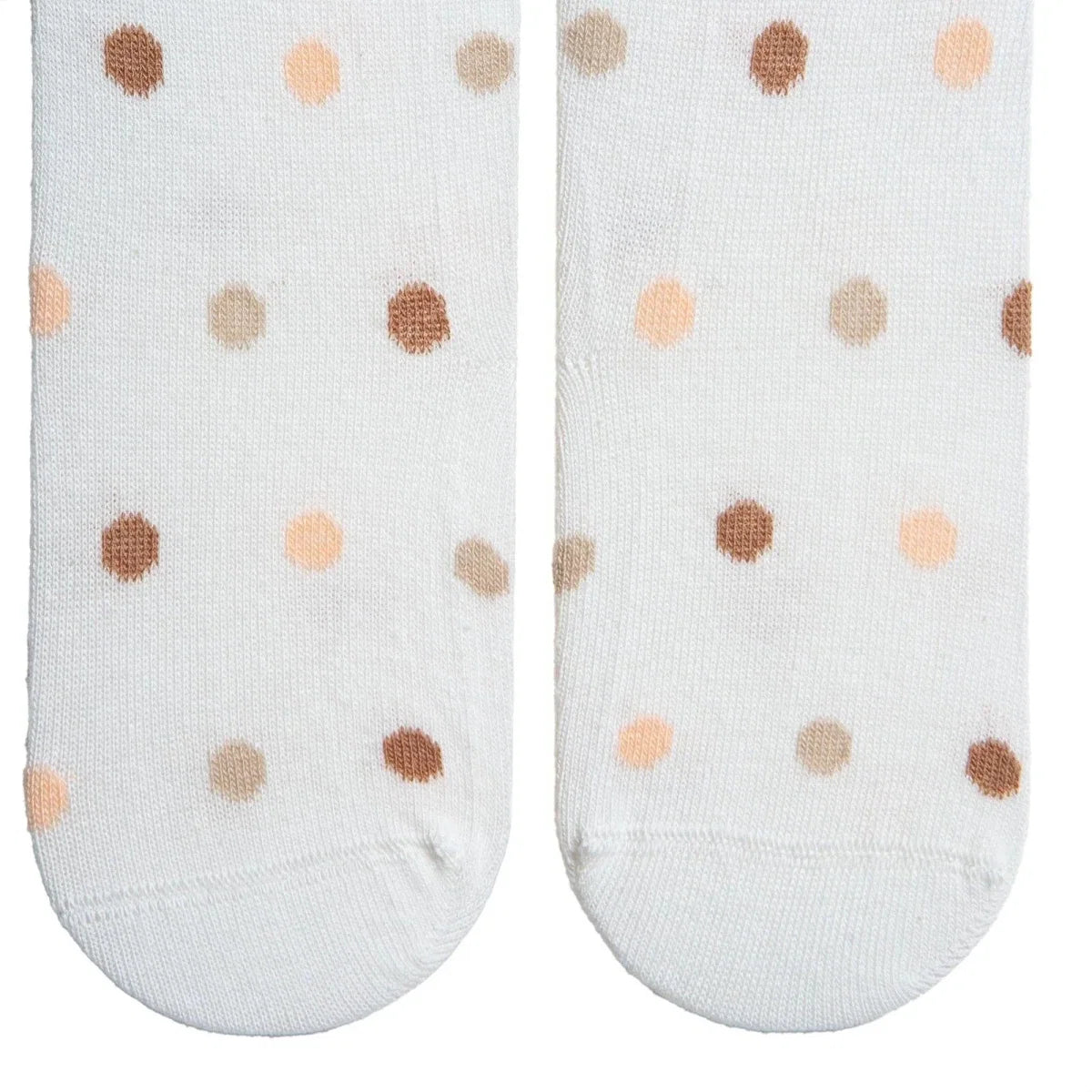 HelloBaby Girls Tights Polka Dot Print - Beige