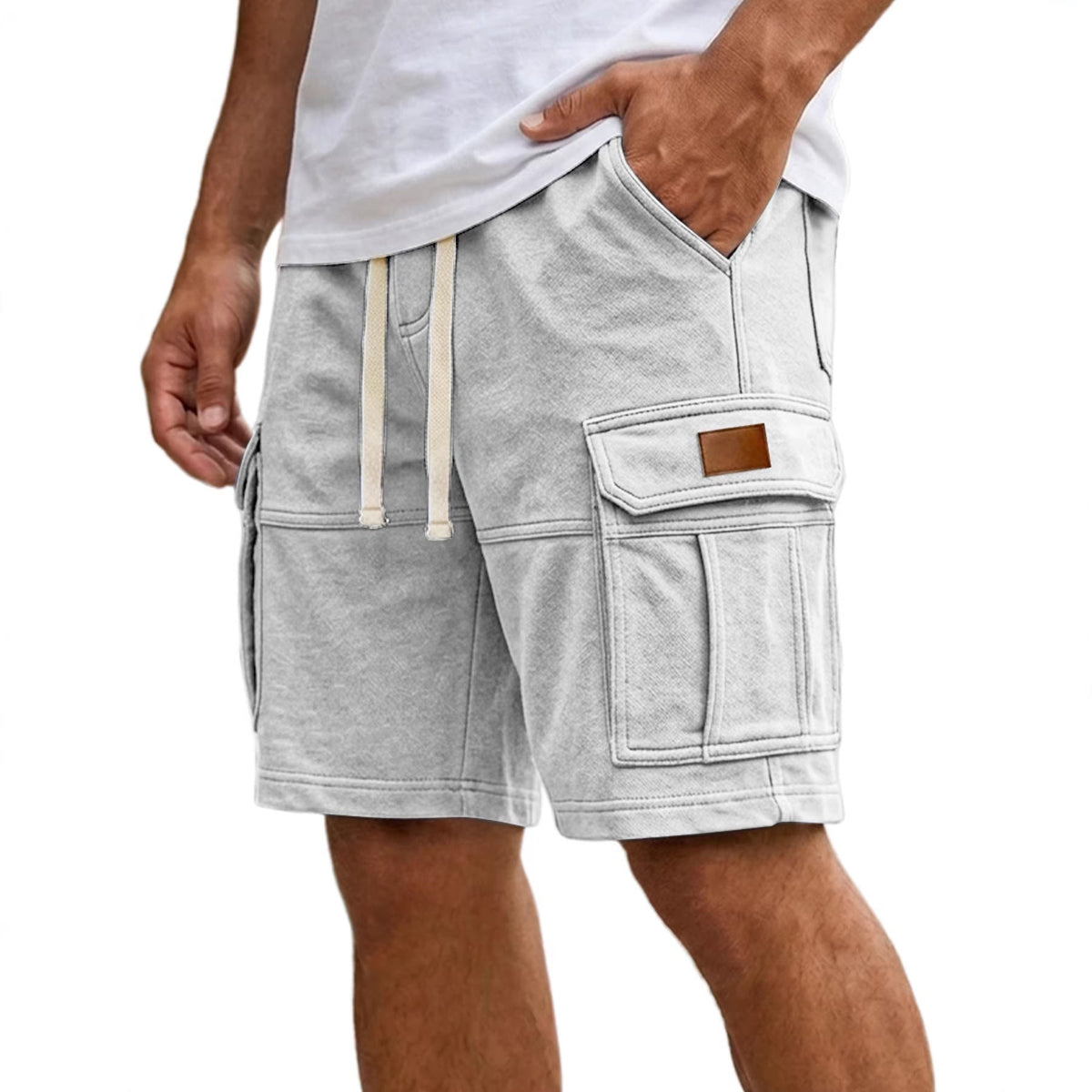 Men's Cargo Shorts with Pockets Casual Shorts Stylish Modern Fit Holiday