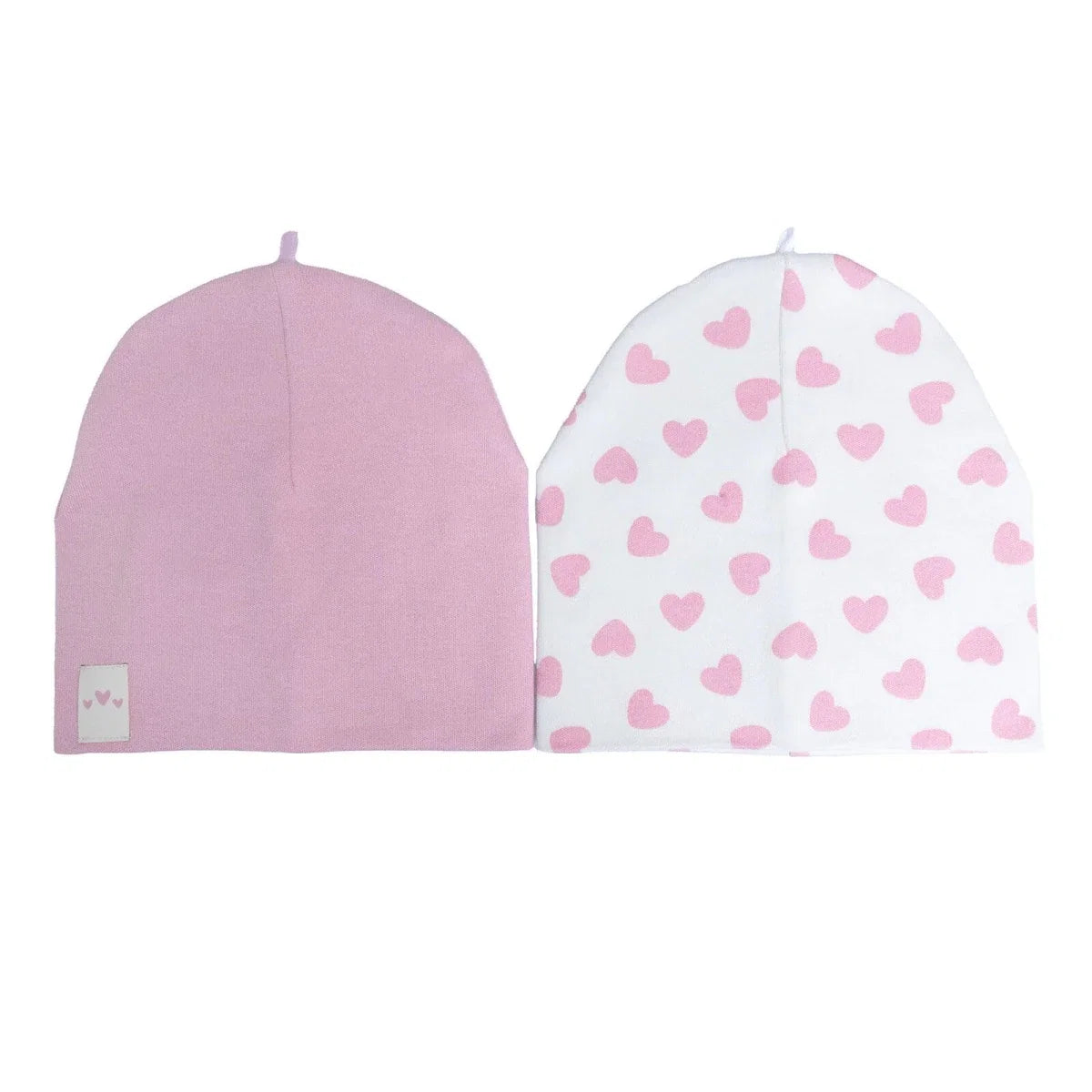 Little Plane Girls 2-Pack Hat Heart - Pink