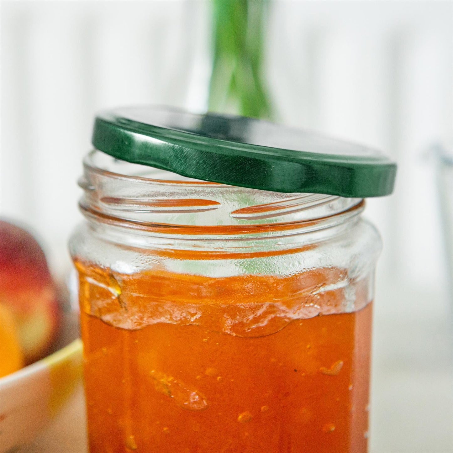 380ml Glass Jam Jars with Lids - Pack of 6
