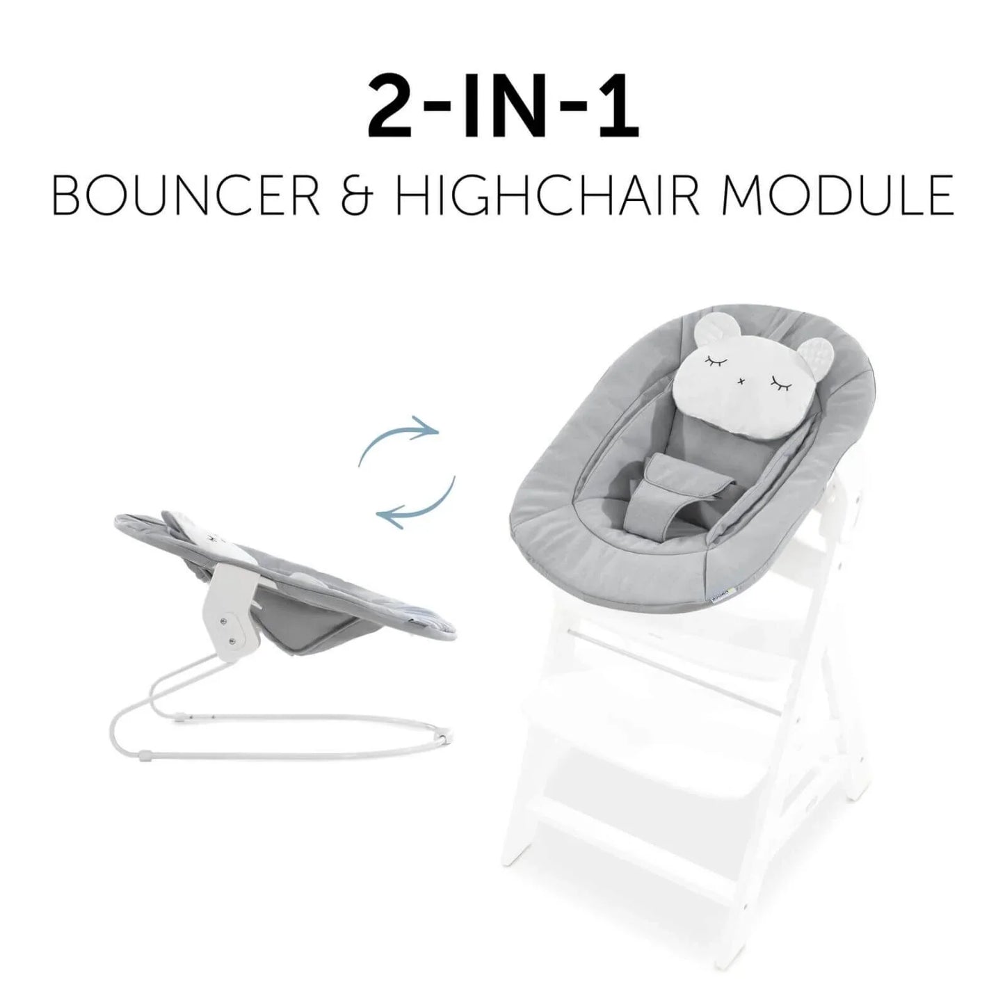Hauck Alpha Bouncer 2-in-1 - Light Grey