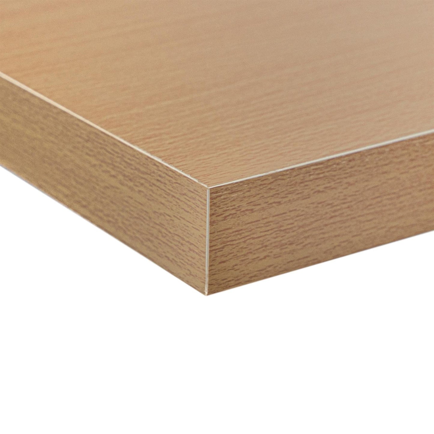 60cm Brown Modern Floating Shelves - Pack of Three