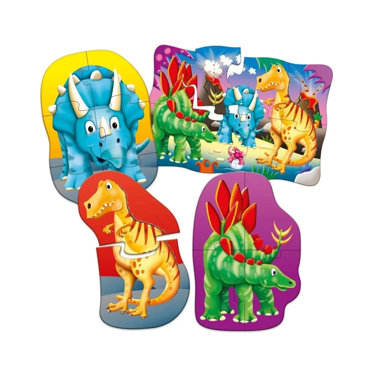 My First Puzzle Sets 4-in-1 Puzzle Set - Dino