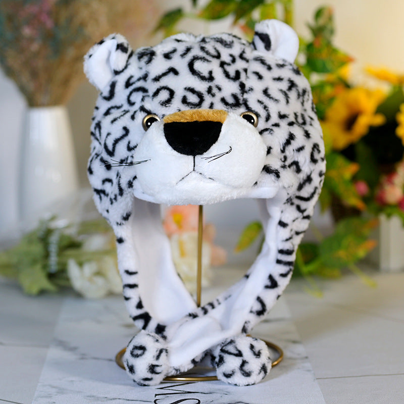 Cartoon Animal Plush Earflap Hat