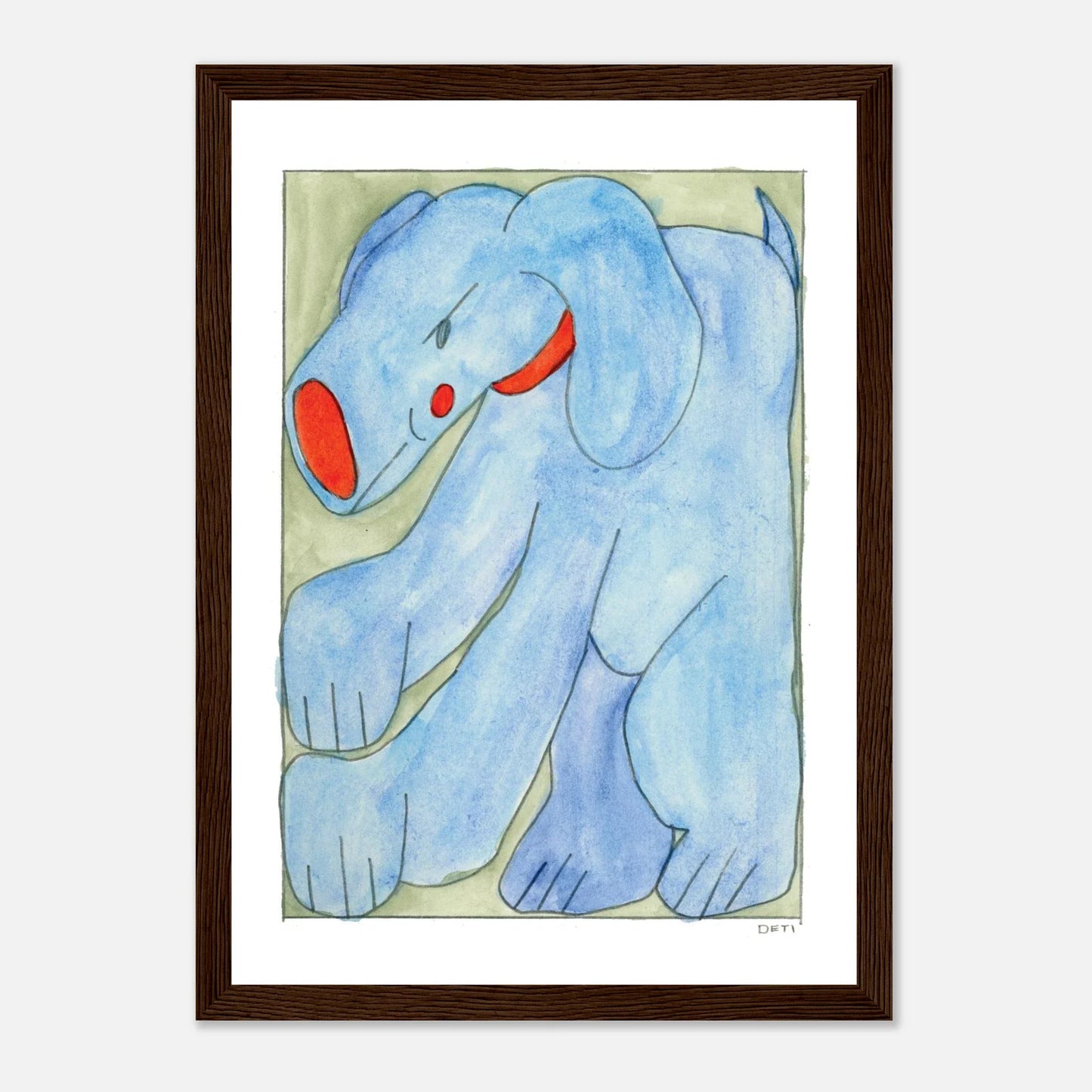 Hayley Deti - 'Boog 2 (Mischief)' Framed Print