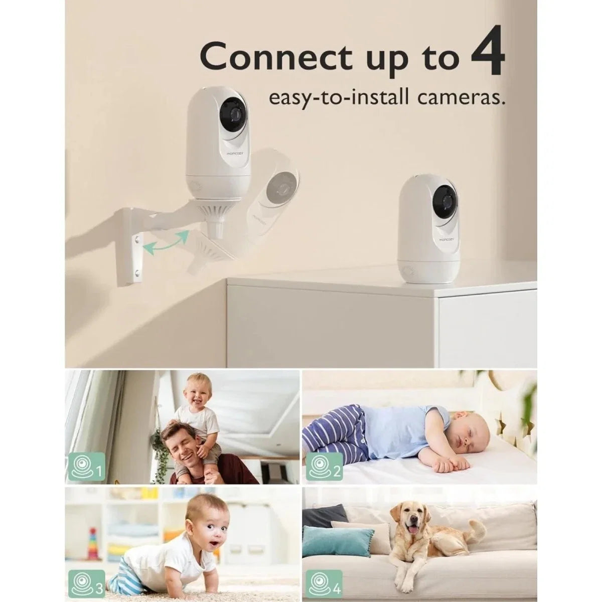 Momcozy BM01 5" Baby Monitor & Camera