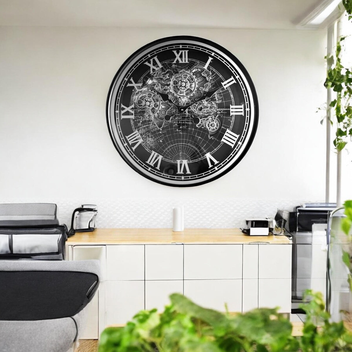 60CM GEAR CLOCK