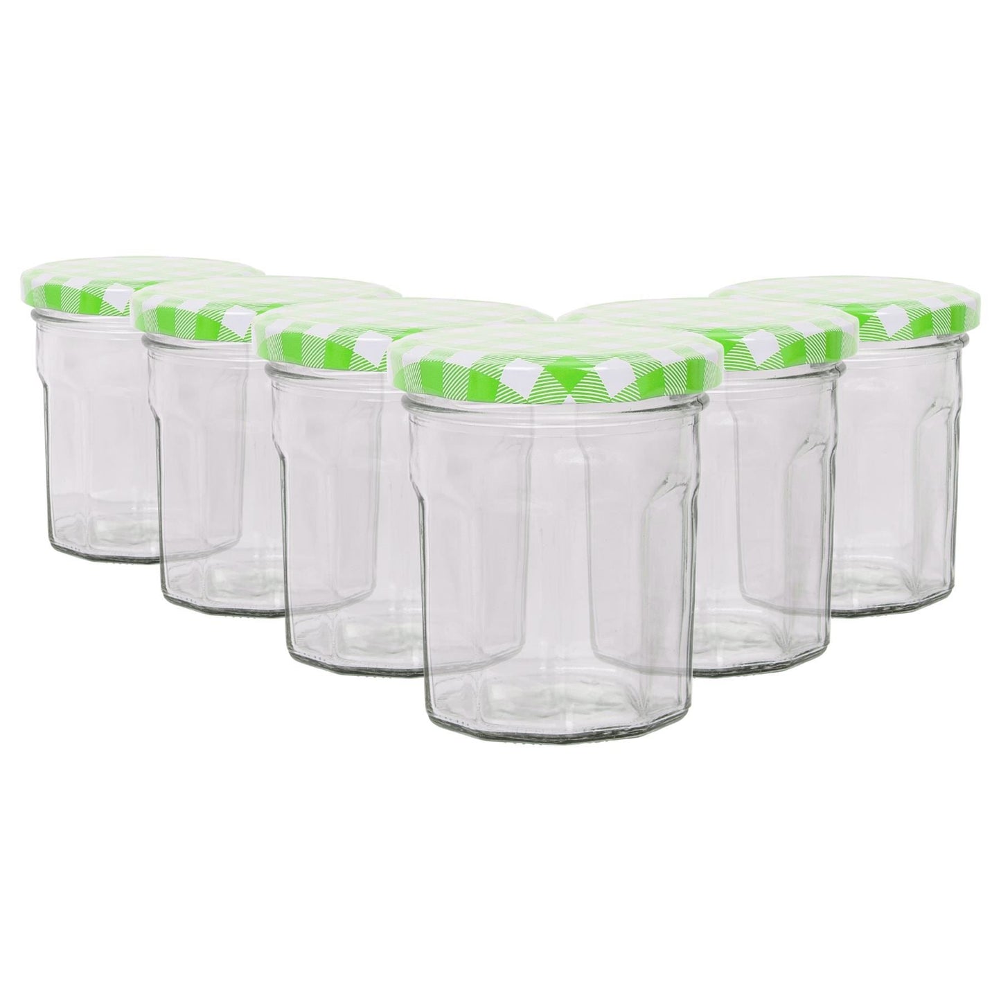 150ml Glass Jam Jars with Lids - Pack of 6
