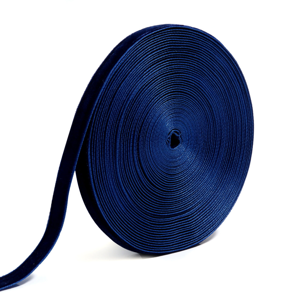 1cm Flocking Ribbon Velvet Band Single-sided Holiday Decoration