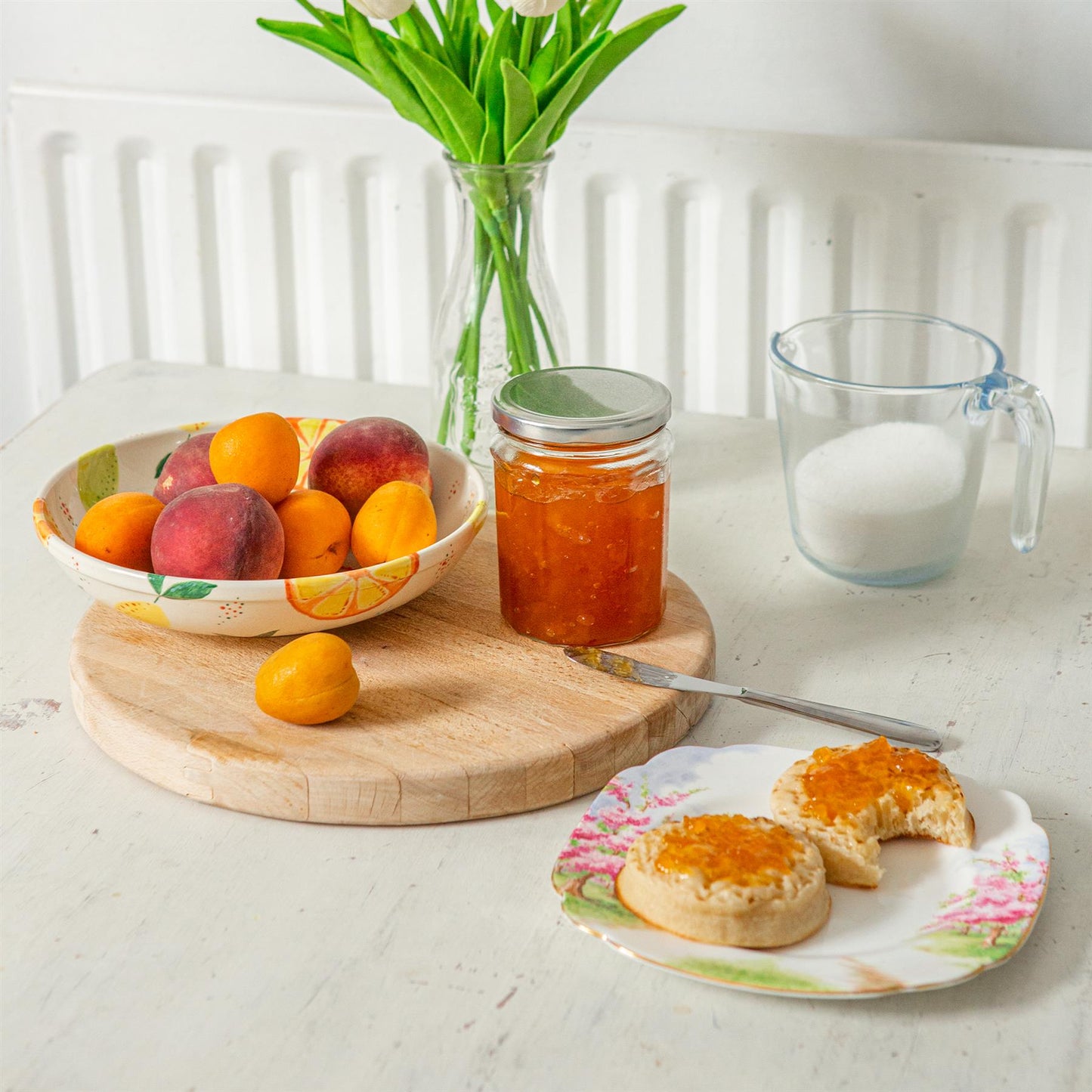 380ml Glass Jam Jars with Lids - Pack of 6