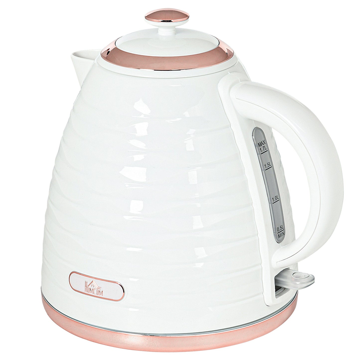 HOMCOM Electric Kettle, Fast Boil, 1.7L, 3kW, Swivel