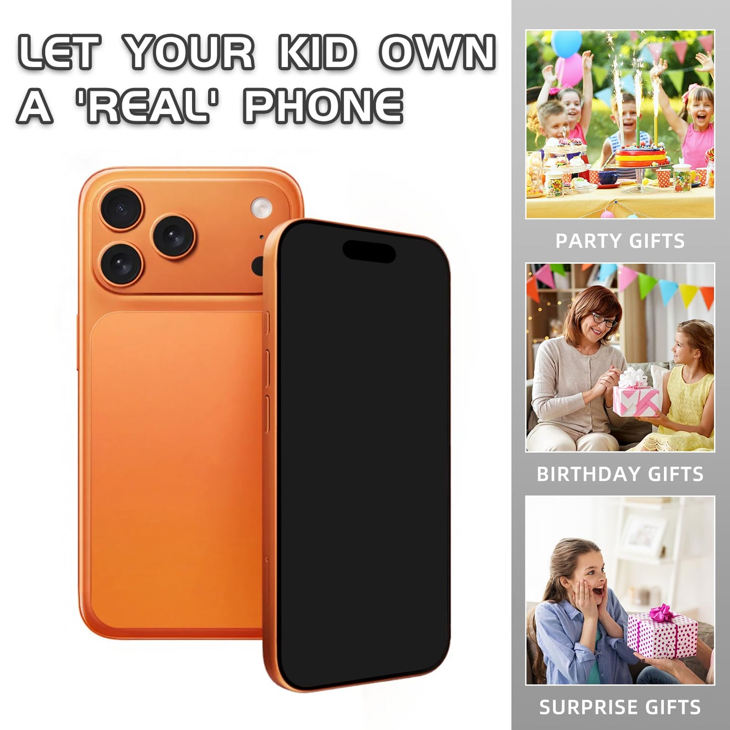 Faawxlo Fake Phone Dummy ProPhone – Realistic BlackScreen Prop for Photography & Display