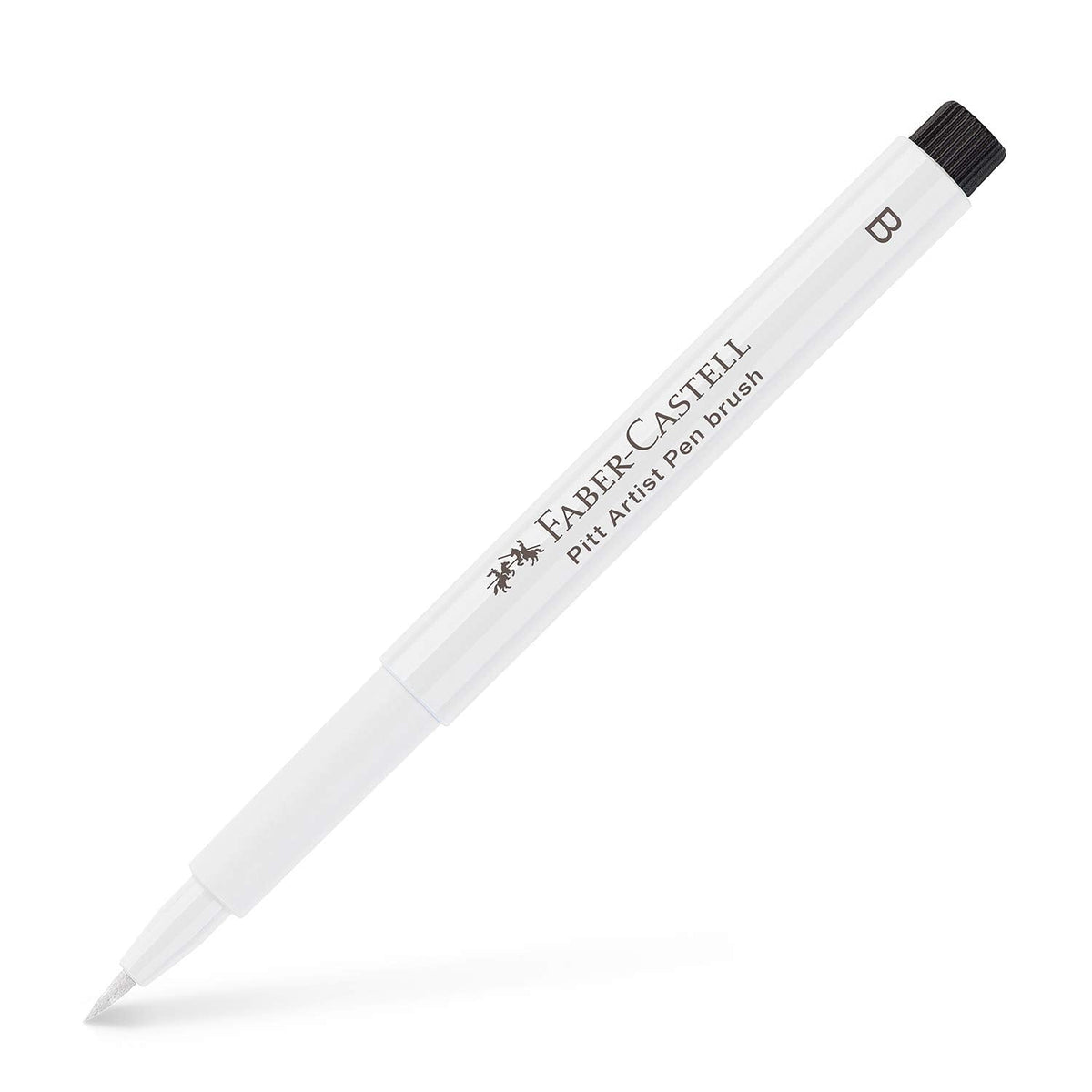 Faber-Castell Pitt Artist Brush Pen – White India Ink, Water-Based Pigment, Brush Nib